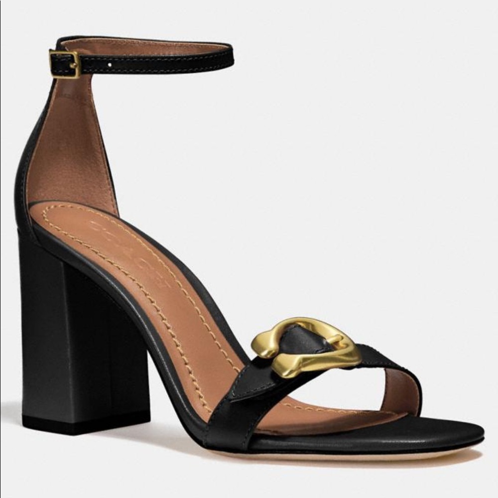 Coach Maya Sandal Black